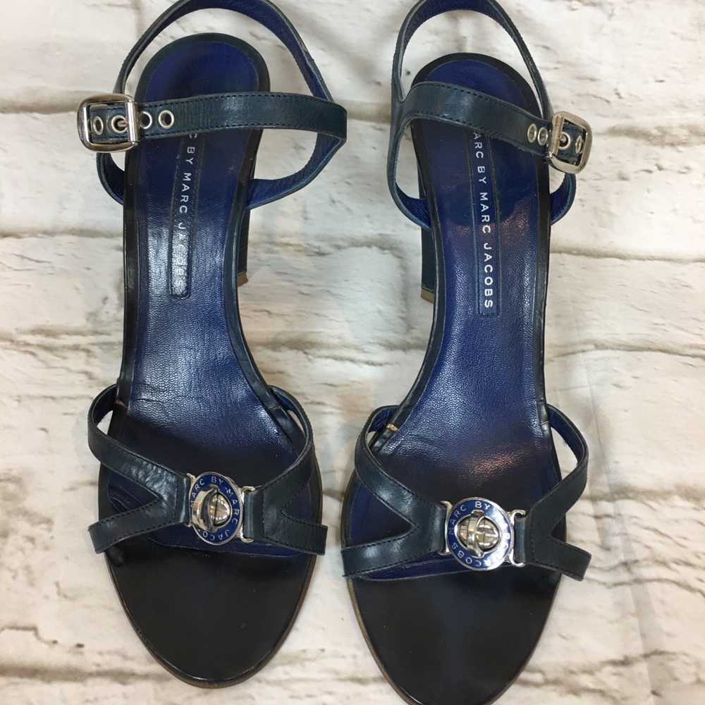 Marc by Marc Jacobs Blue Sandals size 39 Career
